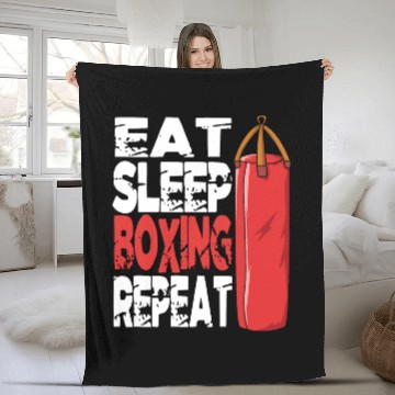 Discover boxing boxer boxing boxing boxing sport boxing fig Fleece Blankets