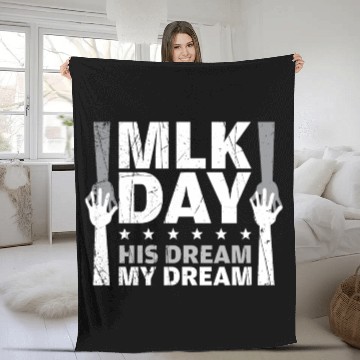 Discover Cool His Dream My Dream Martin Luther King gift Fleece Blankets