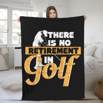 Discover Golf retirement Fleece Blankets