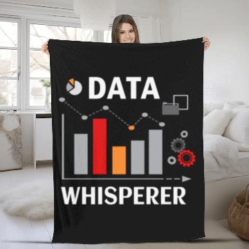 Discover Data Analyst Developer Computer Scientist Gift Fleece Blankets