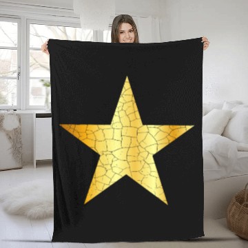 Discover Gold Star - Golden Star VINTAGE Fleece Blankets
