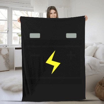 Discover Car battery gift for a car mechanic Fleece Blankets