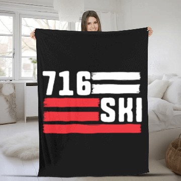Discover 716 SKI Polish Eagle Dyngus Day śmigus Polska Fleece Blankets