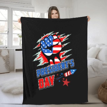 Discover Presidents day Fleece Blankets