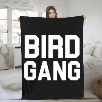 Discover Bird Gang Eagle Fleece Blankets