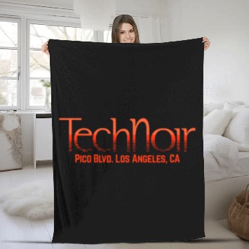 Discover The Terminator | TechNoir Club Classic Movie Fleece Blankets