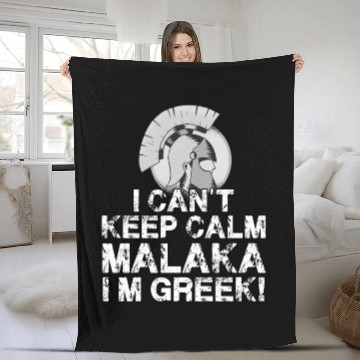 Discover Greek Sparta Helmet Greece Malaka Hellas Fleece Blankets