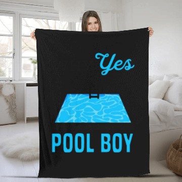Discover Swimming Swim Gift Fleece Blankets