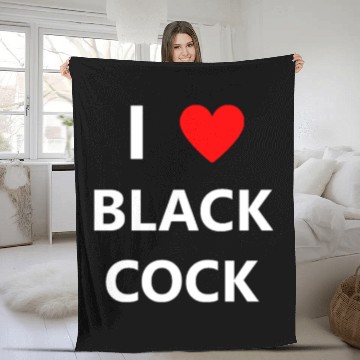 Discover Black Cock Dick Penis sx Bjob Oral Kink BBC Fleece Blankets