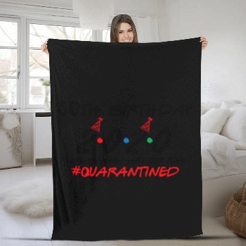 Discover 50th Birthday 2020 The Year When Got Real Quaranti Fleece Blankets