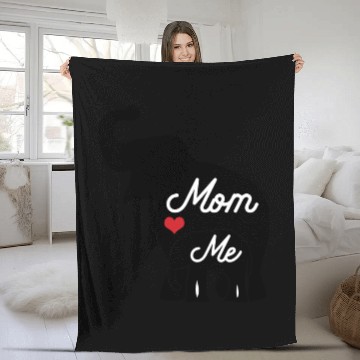 Discover Awesome Little elephant Mom Fleece Blankets