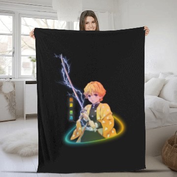 Discover zenittsu Agatsuma Fleece Blankets