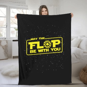 Discover May The Flop Be With You - Poker Lover Gift Fleece Blankets