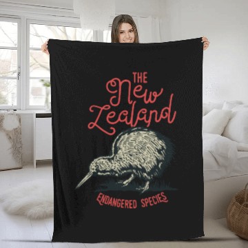 Discover Kiwi New Zealand Fleece Blankets