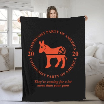 Discover Communist Party of America Fleece Blankets