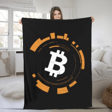 Discover Fleece Blankets bitcoin tech logo bitcoin crypto trader btc gi