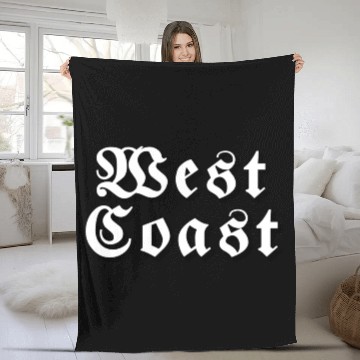Discover West Coast Fraktur Fleece Blankets