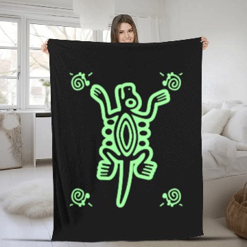 Discover Lizard of Cultural Dooom - Amphibia and Lizard Fleece Blankets