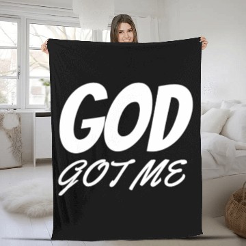 Discover God Got Me - Christian Fleece Blankets