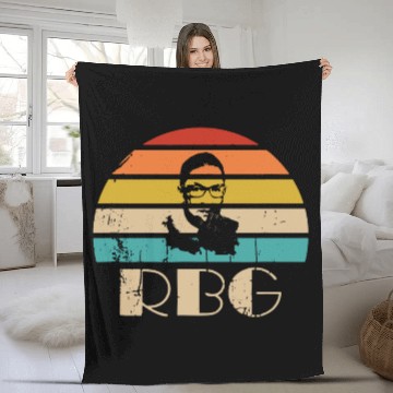 Discover Vintage Notorious RBG Fleece Blankets Ruth Bader Ginsburg