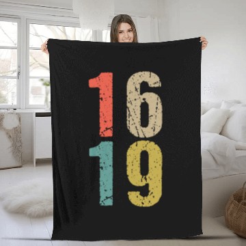 Discover 1619 Our Ancestors, Black History Month Fleece Blankets