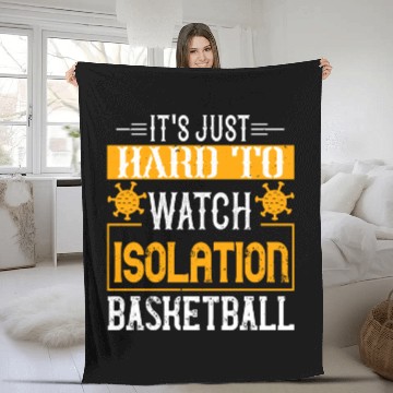 Discover It s just hard to watch isolation basketball - D3 Fleece Blankets