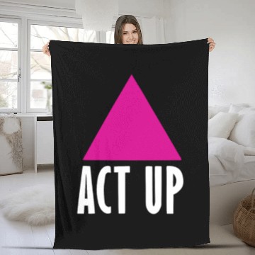 Discover Act Up - Silence Death AIDS Fleece Blankets