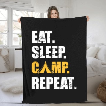 Discover Camping Fleece Blankets