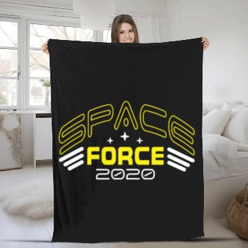Discover Space force 2020 Fleece Blankets