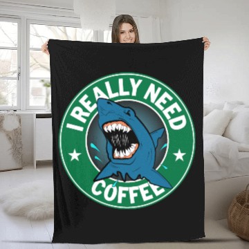 Discover I Really Need Coffee Starbucks Fleece Blankets