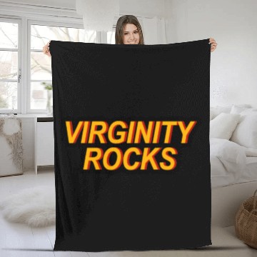 Discover virginity rocks Fleece Blankets