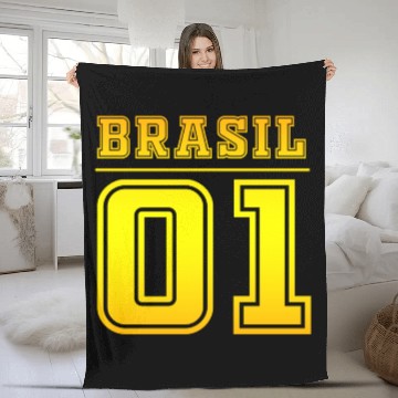 Discover Brazil Brasil Rio de Janeiro Copacabana Amazon Car Fleece Blankets