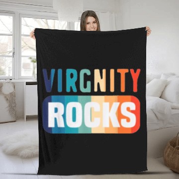 Discover virginity rocks Fleece Blankets