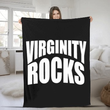 Discover virginity rocks Fleece Blankets