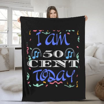 Discover Rosie Riveter 50th Birthday Fleece Blankets