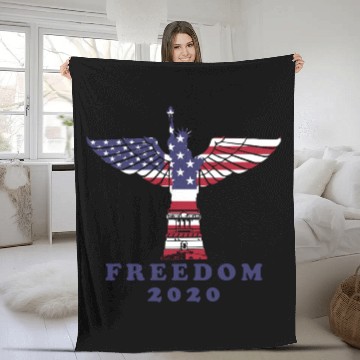 Discover Statue of liberty For Independence Day 2020 Fleece Blankets