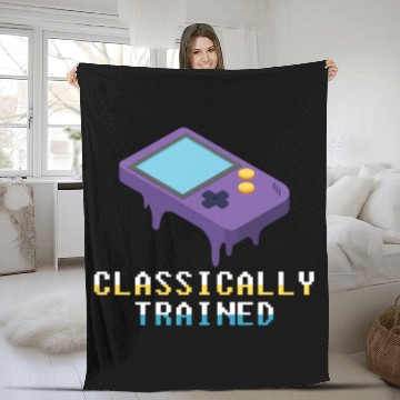 Discover Classically Trained - Game Boy Gamer Fleece Blankets