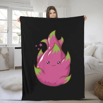 Discover Dragon fruit Fleece Blankets