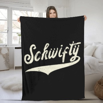 Discover Mademark and Rickandmorty Fan Art Team Schwifty Fleece Blankets