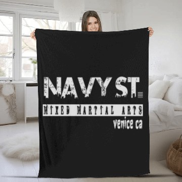 Discover Navy St. Fleece Blankets Vintage Design, Navy Street Fleece Blankets