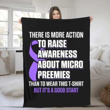 Discover Micro Preemie NICU New Mom Dad Wear Premature Fleece Blankets