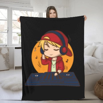 Discover Music Fleece Blankets