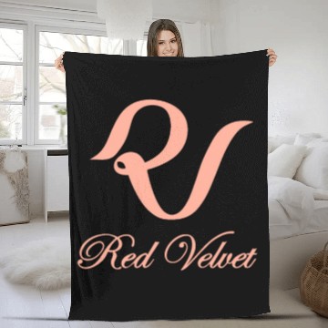 Discover Red velvet kpop group logo design Fleece Blankets