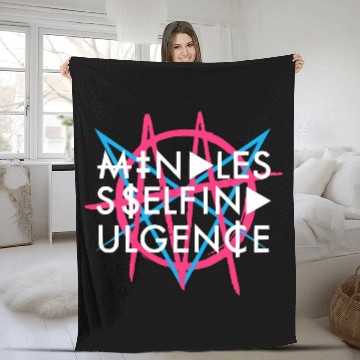 Discover Mindless Self Indulgence with Logo Design Fleece Blankets