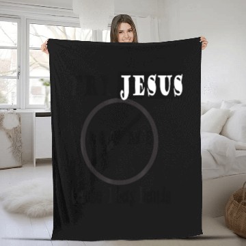 Discover Try Jesus Not Me Fleece Blankets