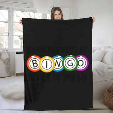 Discover Bingo Bingo Game Bingo Chips Bingo Cards Fleece Blankets