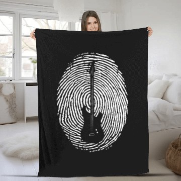 Discover Bass Guitars DNA Cool Guitarist Guitar Player Gift Fleece Blankets