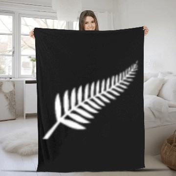 Discover New Zealand's Silver Fern for Kiwis Fleece Blankets