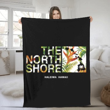 Discover North Shore Haleiwa Bird Of Paradise Fleece Blankets