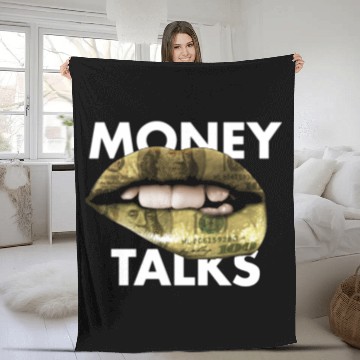 Discover money talks 1 Fleece Blankets